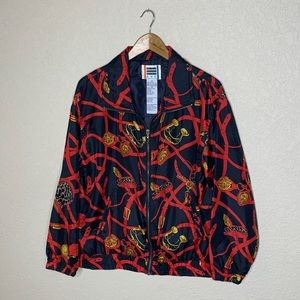 EVR Vintage 90’s style silk windbreaker